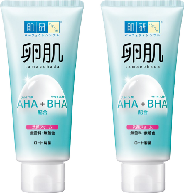 HADALABO 肌研 台灣公司貨 卵肌溫和去角質洗面乳, 130g, 2條
