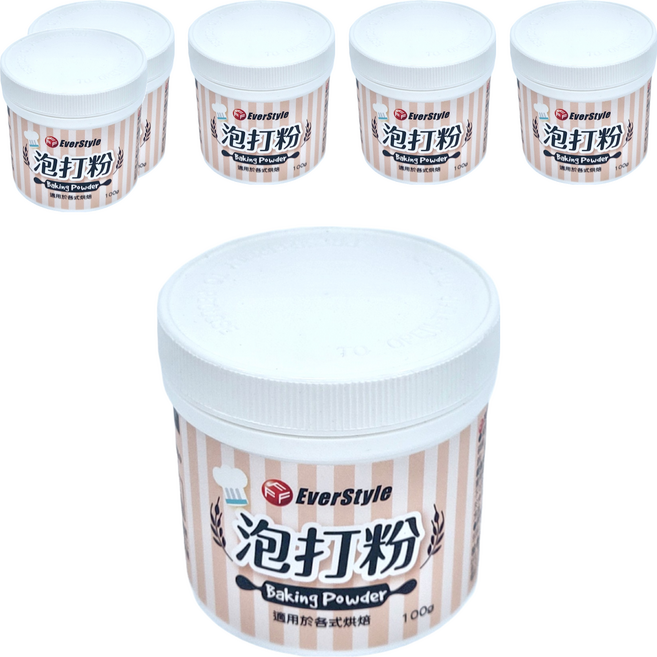 EverStyle 柏泰 泡打粉, 100g, 6罐
