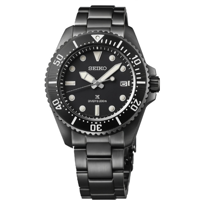 Seiko 精工 PROSPEX 全黑系列太陽能潛水錶