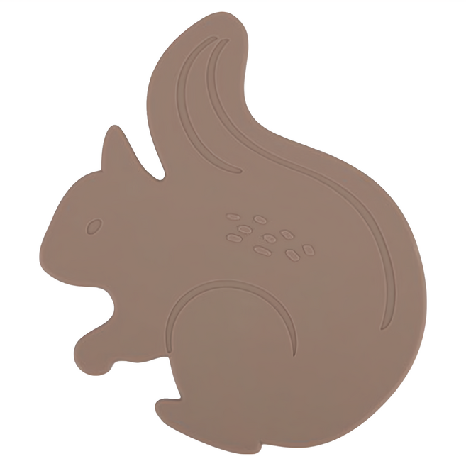 Dailylike 矽膠防滑隔熱墊, 松鼠款, 1個