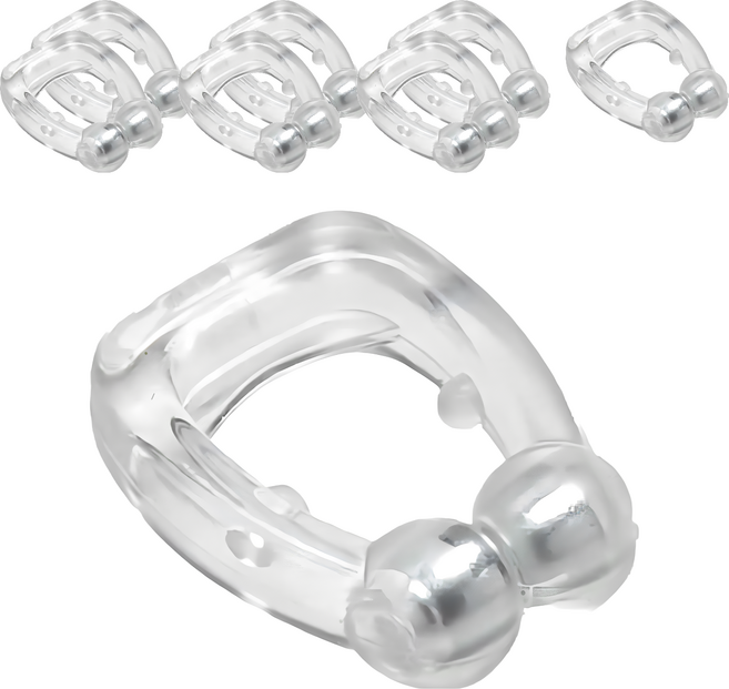 AHOYE 矽膠舒眠止鼾器 附攜帶盒, 8個