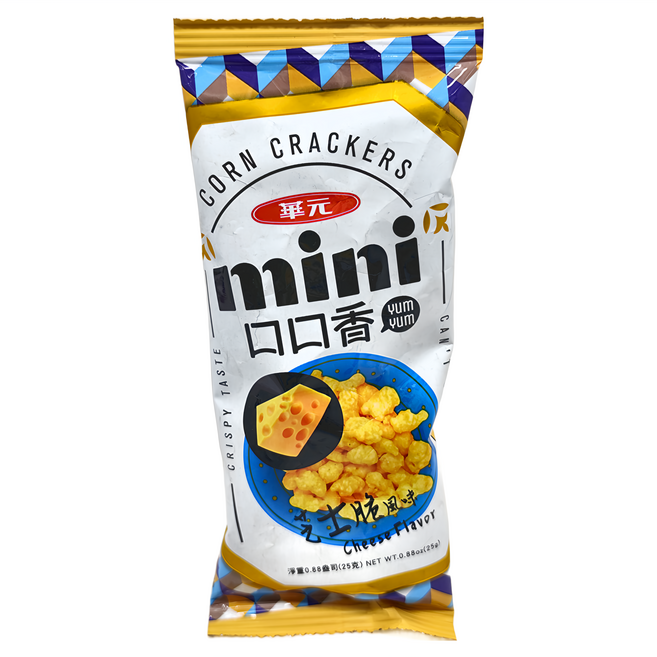 華元 MINI口口香 芝士脆風味, 25g, 1包