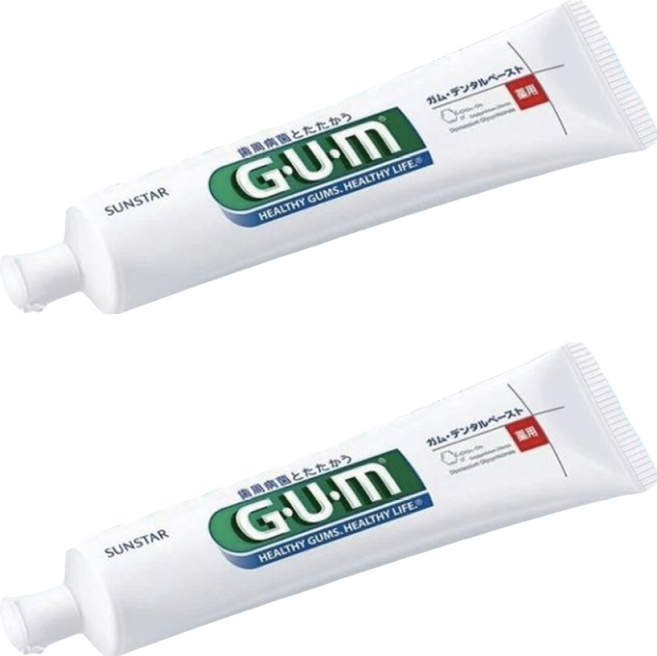 SUNSTAR 三詩達 G.U.M 含氟GUM牙膏, 155g, 2條