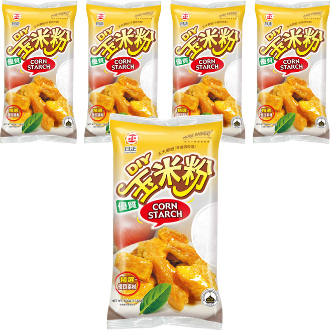 日正食品 玉米粉, 500g, 5包