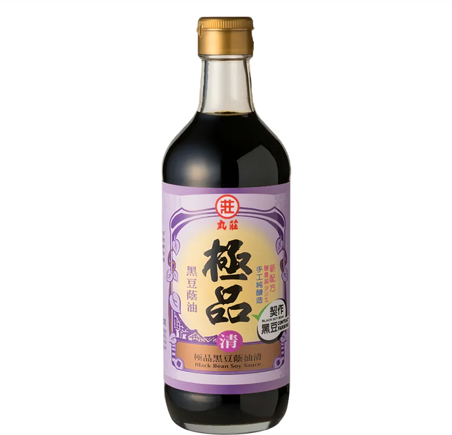 丸莊醬油 極品黑豆蔭油清 手工純釀造, 450ml, 1瓶