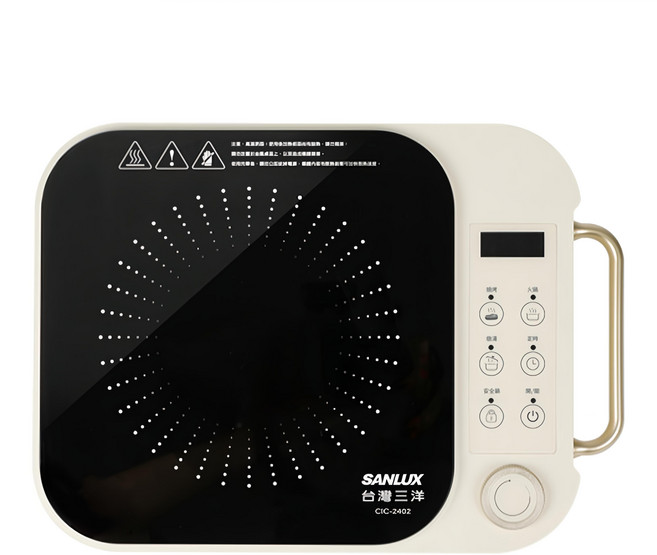 SANLUX 台灣三洋 飛梭觸控微晶不挑鍋電陶爐, CIC-2402, 普通型