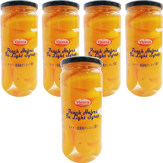 Videca 維德卡 特級切片水蜜桃 西班牙產, 400g, 5罐
