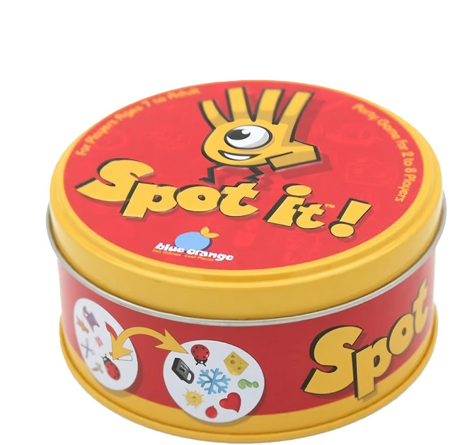 SPOT IT 找你妹桌遊 歐美熱銷款 經典英文版, Multicolor, 1盒