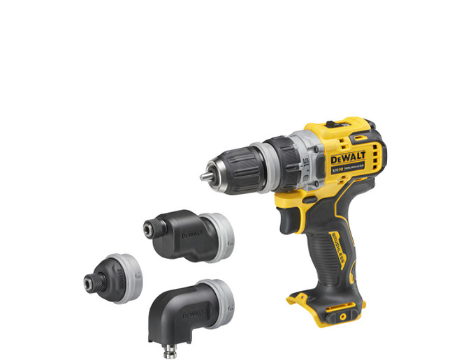DEWALT 得偉 無碳刷換頭拆裝起子機 收納袋 空機 12V DCD703N, 1個