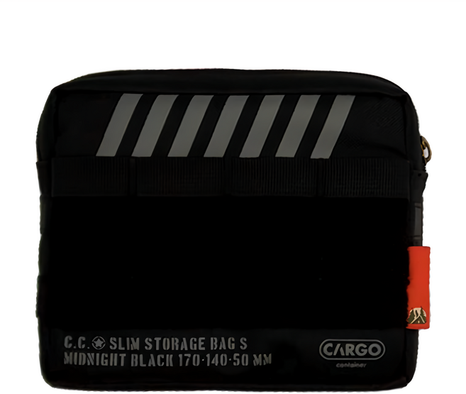 CARGO container 工業風戰術包(S) 900D 聚酯纖維材質, Midnight Black, 1個, 2格