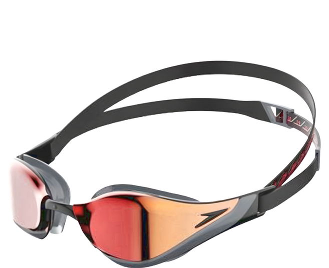 speedo Fastskin Pure Focus 成人競技泳鏡 SD811779A260, 酷冷黑灰, 1個