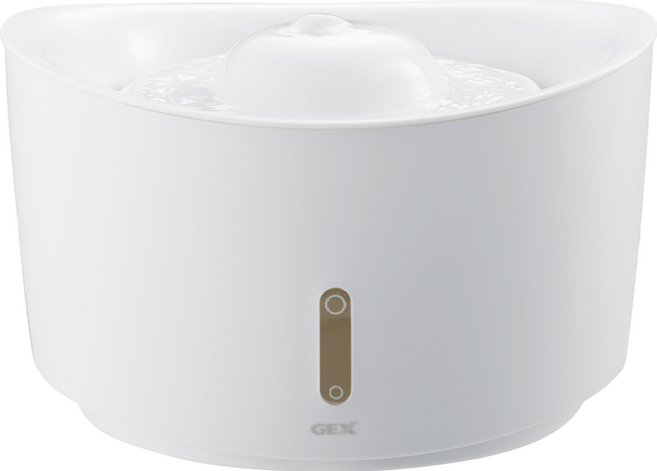 GEX 愛貓視窗型進階版飲水器 USB版 1.5L, 1個, 白色