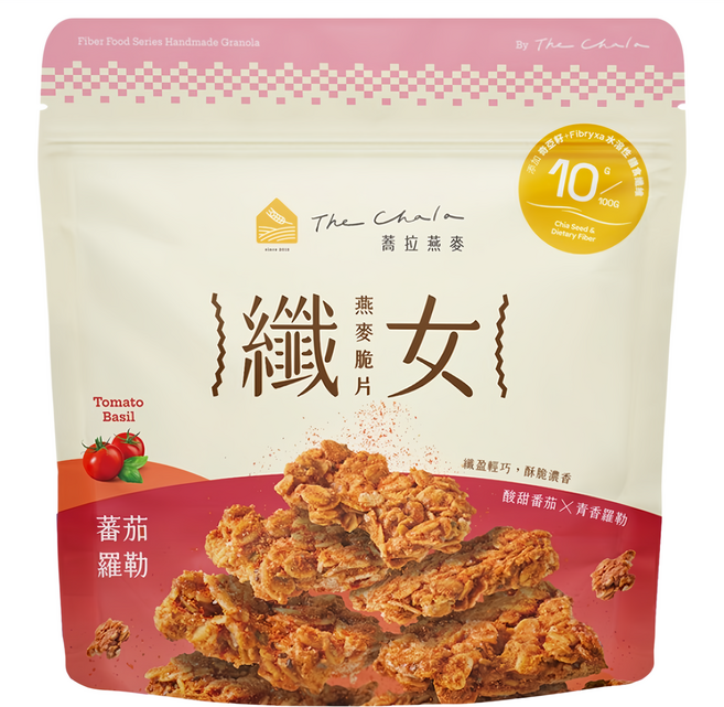 The Chala 蕎拉燕麥 纖女燕麥脆片 番茄羅勒, 150g, 1包