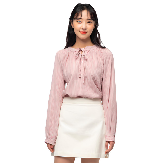 CARET 女款波西米亞風綁帶雪紡衫