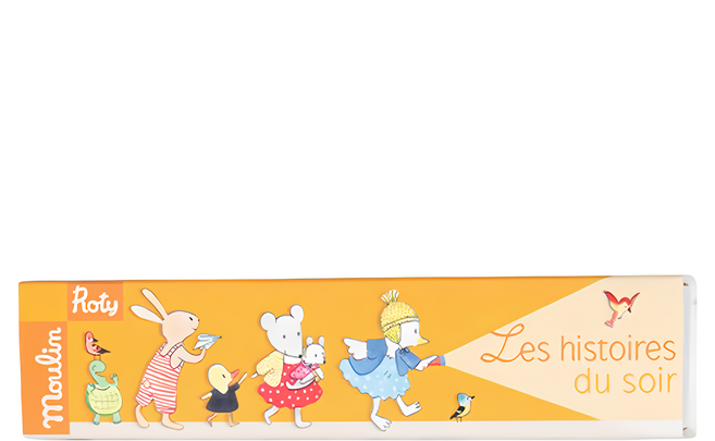 Moulin Roty 故事書手電筒, 動物家族, 1個