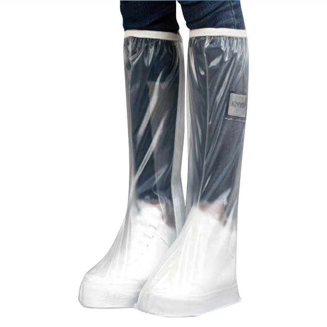 Kinyo 磨砂白防雨鞋套 RAS-5730 3XL, 透明, 1組