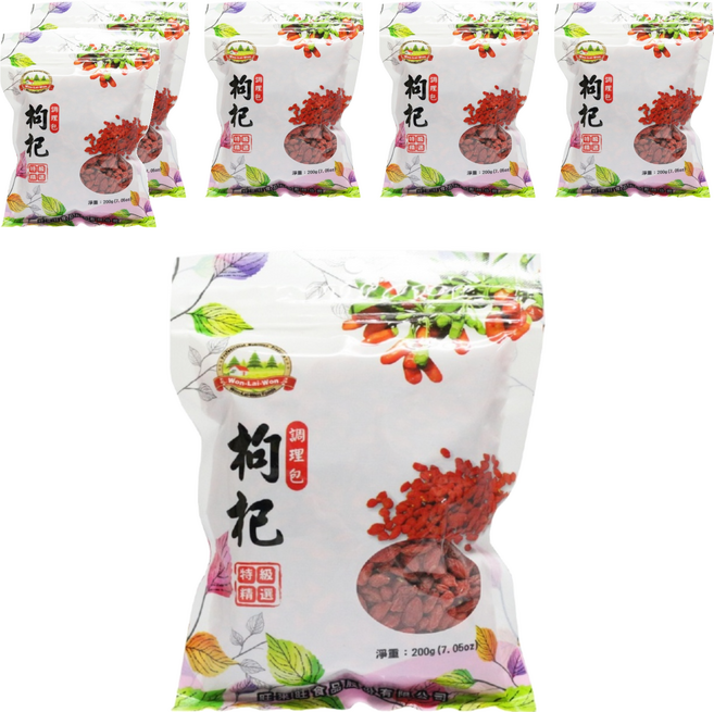 WON LAI WON 旺來旺 調理用枸杞, 200g, 1入, 6包