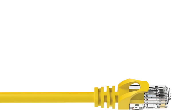 POLYWELL 寶利威爾 CAT6 高速網路線 RJ45 福祿克認證 PW15-W58-D070, 黃色, 1條, 7m
