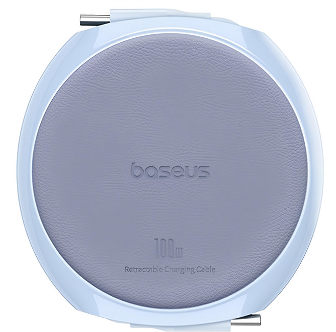 Baseus 倍思 明途系列 隨意拉伸快充傳輸線 Type-C-Type-C 100W, 星海藍, 1m, 1條
