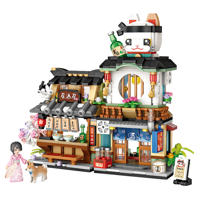 LoZ 積木 居酒屋 LoZ-1232, 1盒