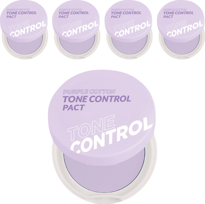 i'm meme 我愛光透柔焦蜜粉餅 去黃校色 透明肌膚 油水平衡, Cream Purple, 5個