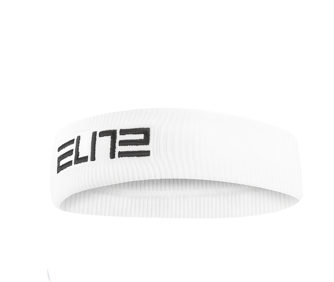 NIKE 耐吉 PRO ELITE 頭帶 N1006699101OS, 白色 + 黑色, 1條