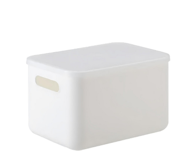 SHIMOYAMA 手提收納盒淺型無蓋 s號 km 小貨, 灰色, 1入