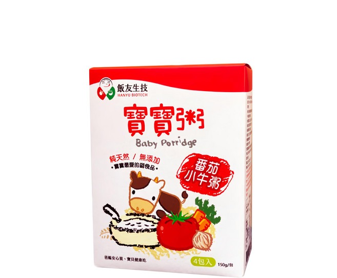 飯友 番茄小牛寶寶粥, 番茄小牛, 150g, 1盒