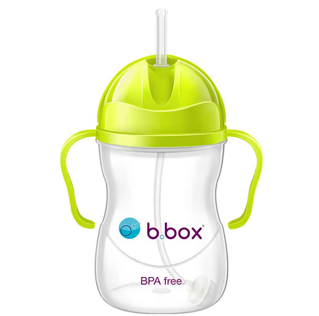 b.box 吸管水杯 240ml, 蘋果綠, 1個