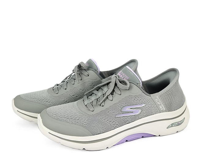 skechers 女 瞬穿系列go walk arch fit 2.0-125319plu 舒適健走鞋