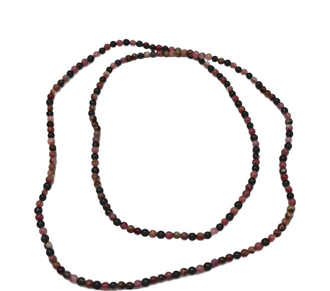 純天然 多彩碧璽繞三圈串珠手串