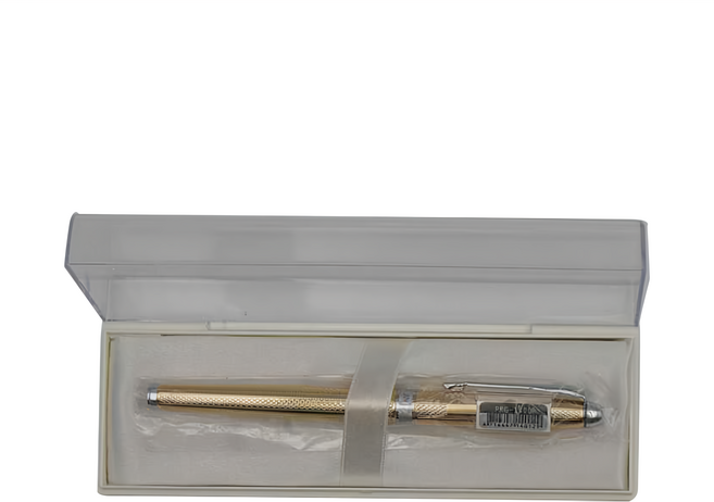 PLATINUM 白金牌 PKG-1400 新刻花2鋼筆 1支, F尖, 金色