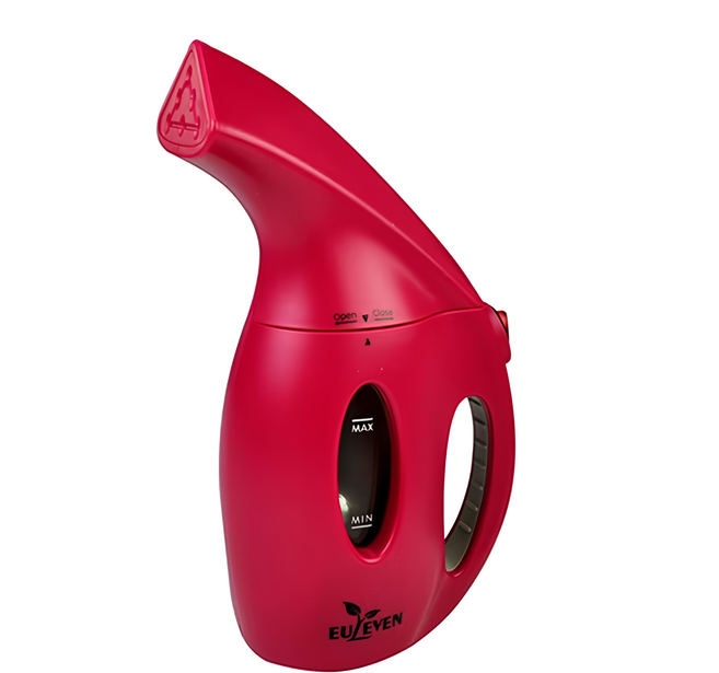 EULEVEN 有樂紛 小蒸氣燙衣機 139 x 81 x 233mm 2.4m 650g 120ml, SYJ-3048D, 桃紅色