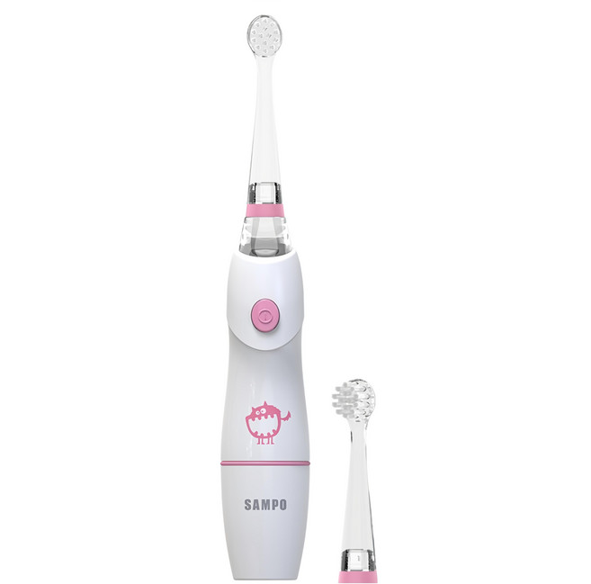SAMPO 聲寶 兒童亮光音波震動牙刷, 粉色, TB-Z1806CL-R, 1套