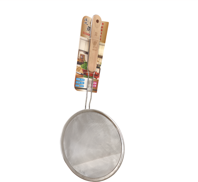 奕廚 木柄304果汁濾網 KG005-111, 1個