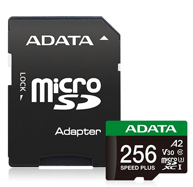 ADATA 威剛 Speed Plus microSDXC UHS-I U3 A2 V30 記憶卡 附轉卡, 1個, 256GB