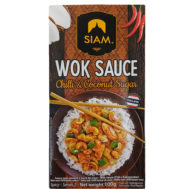 SIAM 泰式椰汁辣椒炒醬, 100g, 1盒