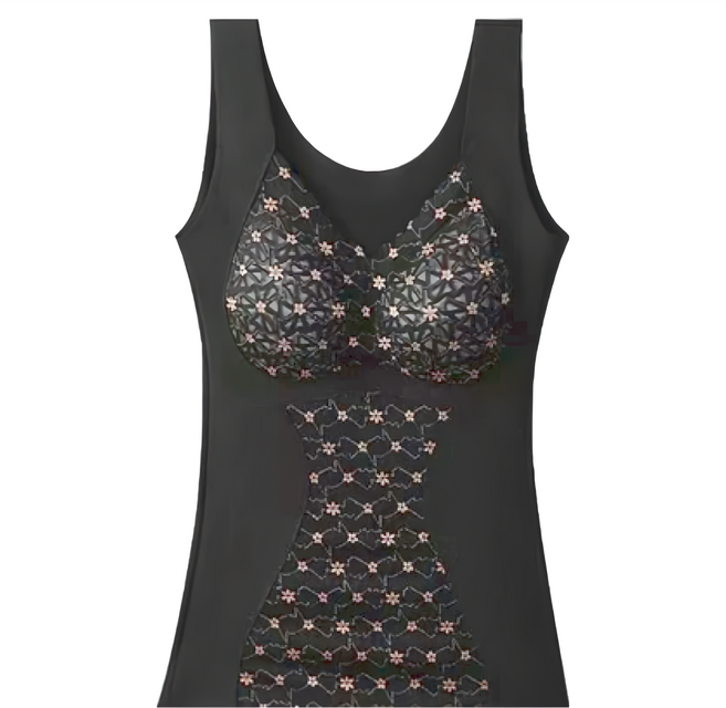 加厚加絨附胸墊塑身內搭保暖背心 雙面細絨