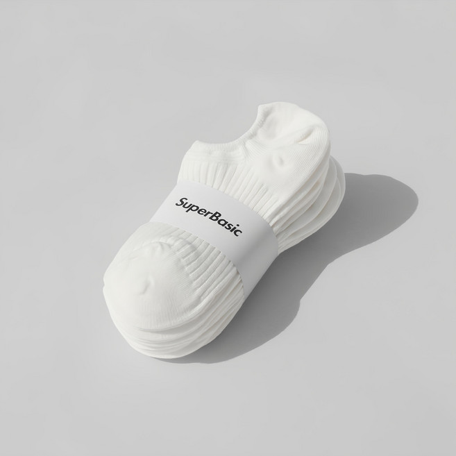 Superbasic 女性羅紋隱形襪 10雙組 1250