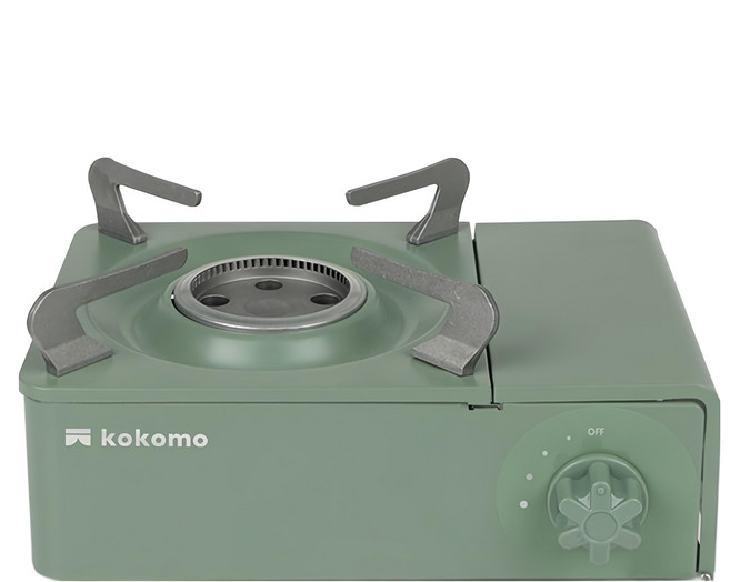 kokomo 便攜美型卡式爐 KM-205, 1個, 抹茶綠