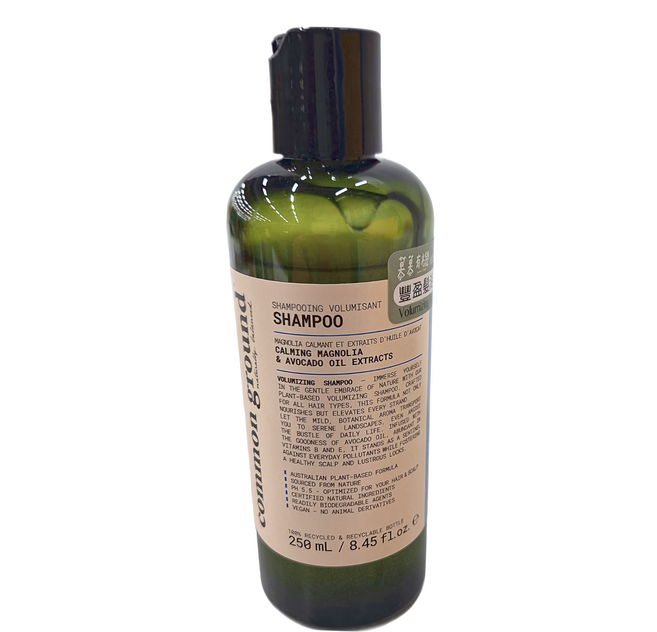 common ground 安之生 豐盈髮浴 250ml 溫和潔淨 豐盈蓬鬆 呵護頭皮, 1瓶