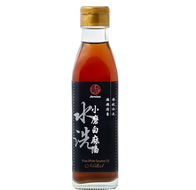 真老 純小磨白麻油, 200ml, 1瓶