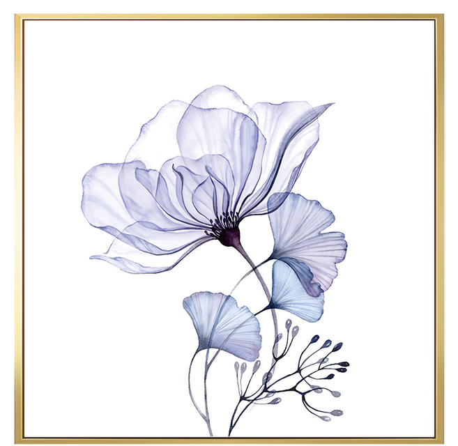 BOLUO GALLERY 菠蘿選畫所 花香紫調 掛畫, 金色