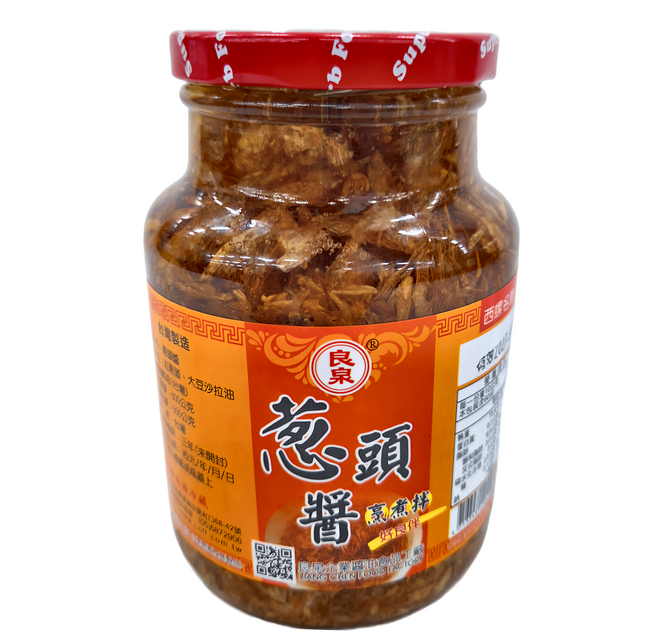 良泉 蔥頭醬 內容量600g 固形量, 500g, 1罐