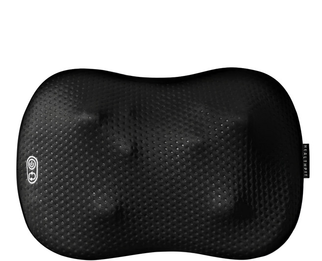 HEALTHPIT 溫感雙手感揉捶按摩枕, HH-533, 黑色