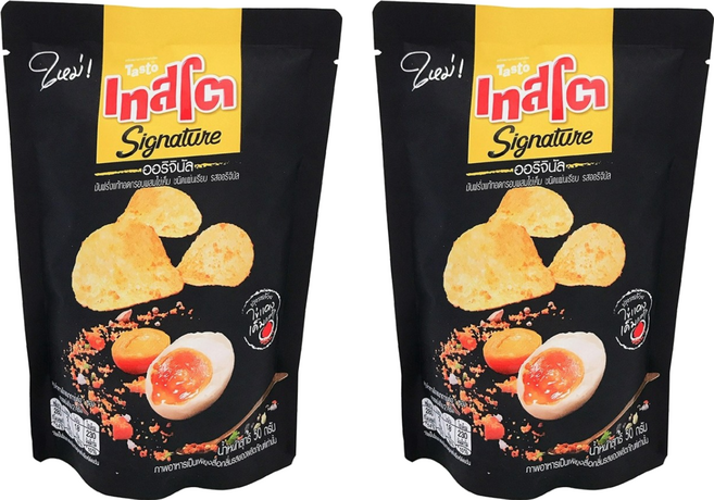 Tasto 馬鈴薯餅乾 鹹蛋黃風味, 50g, 2包