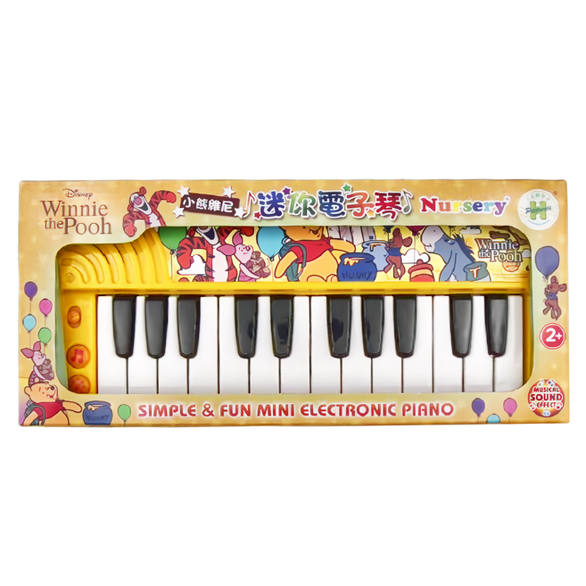 HUNDRED PICTURES 百耘圖 Winnie The Pooh 小熊維尼迷你電子琴, 小熊維尼, 1個