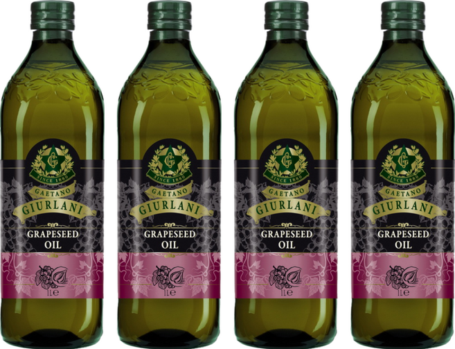GIURLANI 喬凡尼 葡萄籽油, 1L, 4瓶