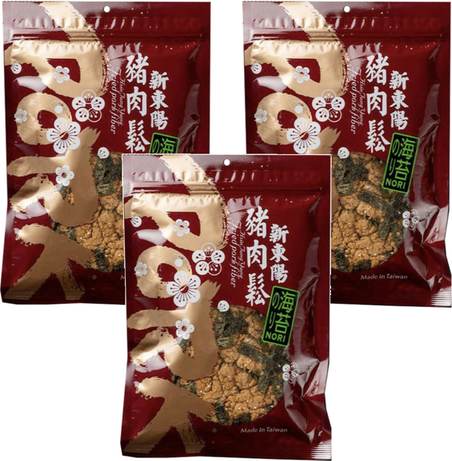 新東陽 海苔豬肉鬆隨手包, 250g, 3包
