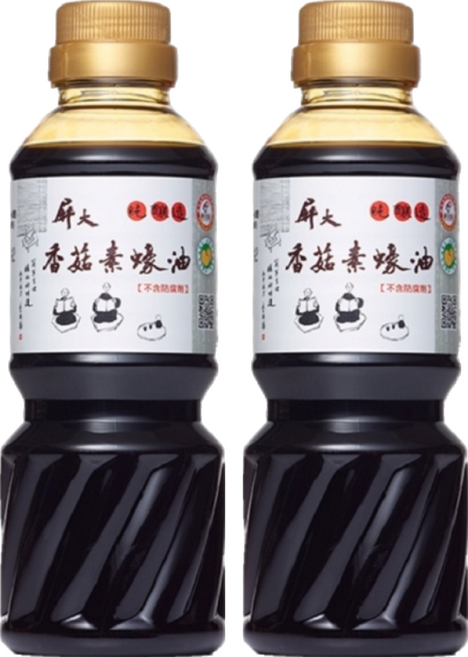 屏大 香菇素蠔油, 300ml, 2瓶